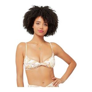 L*SPACE Ringo Printed Bikini Top - Soulshine Floral NWOT